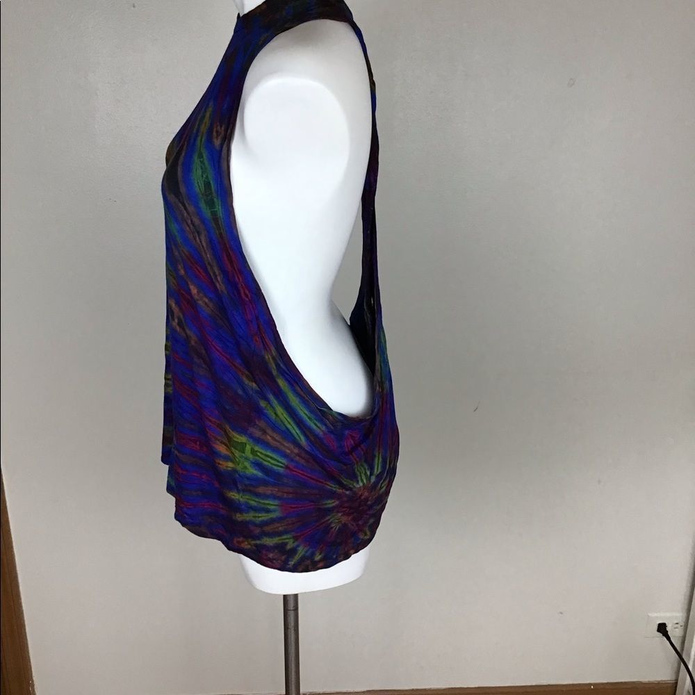 Sacred Threads Multicolor Tie Dye Top Size Os. - image 5